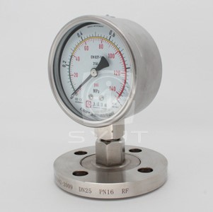 法蘭連接隔膜壓力表